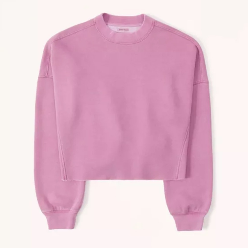 Abercrombie Essential Mini Sunday Cutoff Crew - Pink